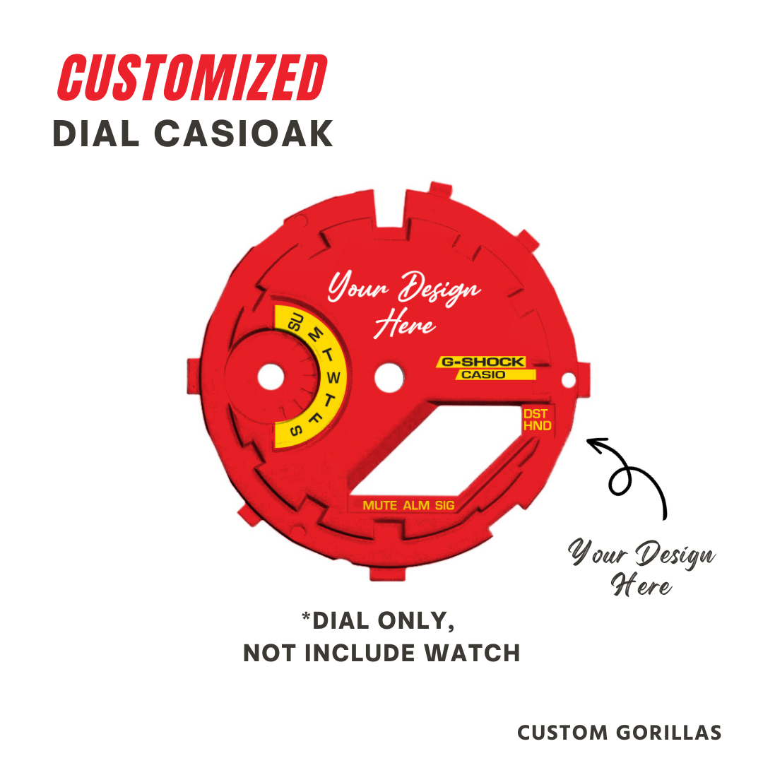 Dial G Shock GA 2100 With Custom Logo MuraKamiii Design | eBay