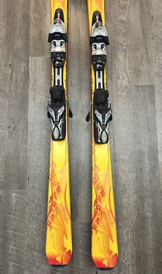 K2 Burnin' Luv T:Nine T9 Women's Skis 167 cm W/ Marker Ti 12.0
