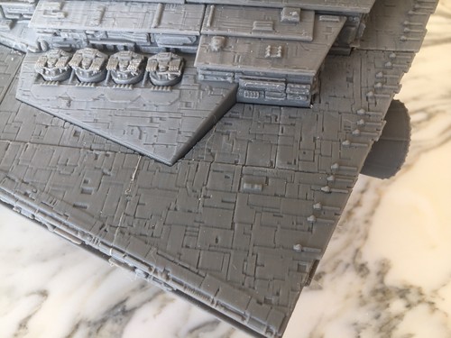 STAR WARS Imperial star destroyer No Hasbro Custum Resina Cm 34 L@@K - Imagen 12 de 18