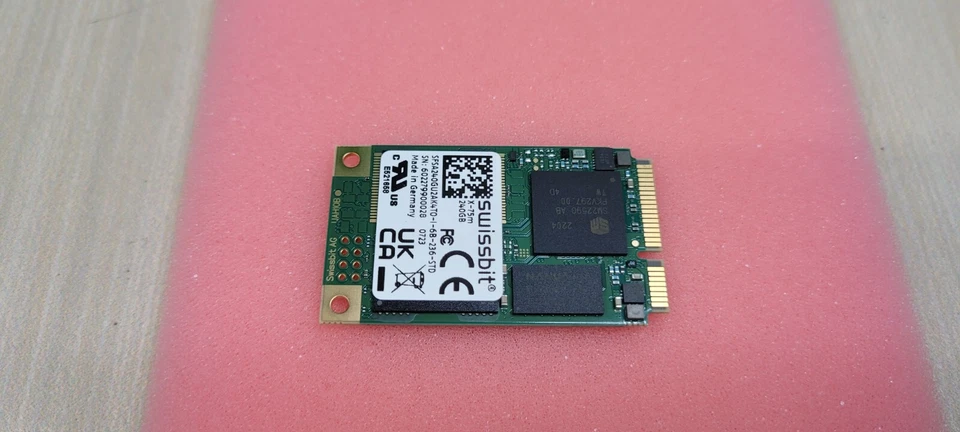 SwissBit X-75m mSATA SSD Solid State Drive, 240GB, SFSA240GU2AK4TO-I-6B-236-STD - Image 2 of 4