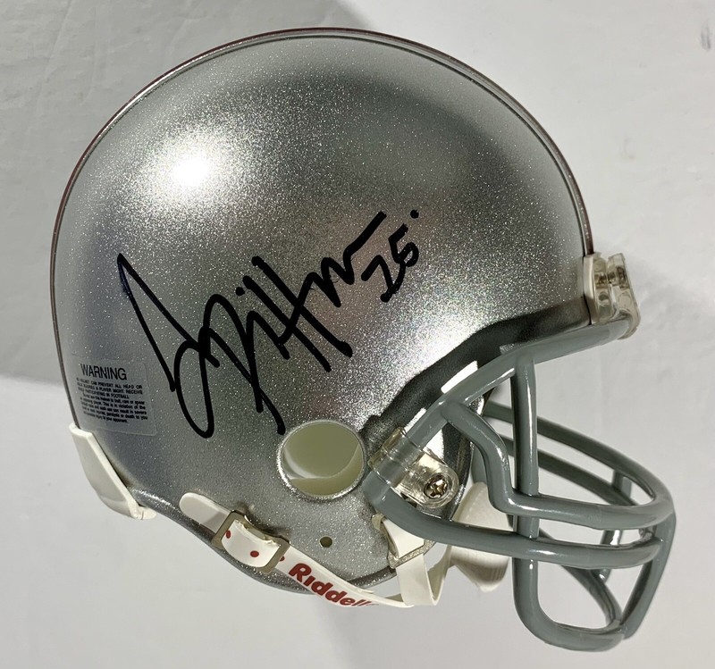 Antonio Pittman signed Ohio State Mini Helmet Buckeyes football riddell big 10
