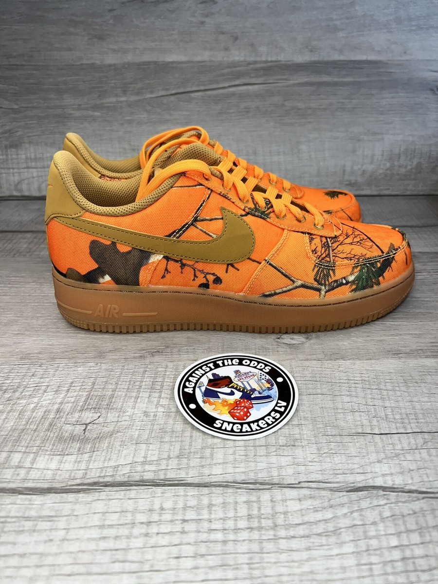 ★ Nike ★ Air Force 1 Low Realtree Orange Nike Realtree x Air Force 1 Low Orange Camo for Sale