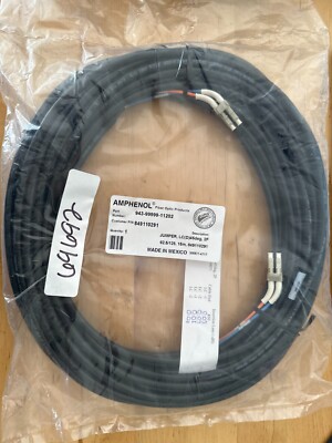 Amphenol Fiber Optic Cable Jumper 15M 45Deg LC(D) 2F 62.5/125 943-99999-11202