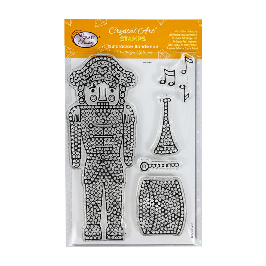 Crystal Art A6 Stamp Set - Nutcracker Bandsman