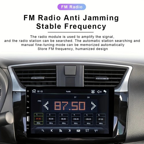 Digital Android Auto Music Console 9” Touch Panel AUX/USB/SD Inputs FM 12V - Picture 6 of 9