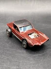 Hot Wheels Redline Python HK Red w Brown Interior Vintage Collectible Toy Car
