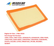 Air Filter For Toyota RAV4 2019-2024 2.5L , SIENNA 2021-2024 2.5L 17801-F0020