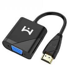 1080P HDMI Male to VGA Female Video Converter Adapter Cable for PC DVD HDTV TV