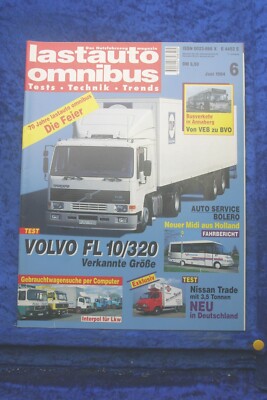 Lastauto Omnibus 6 /94 Volvo FL 10/320 Nissan Trade Auto Service Bolero Midi-Bus