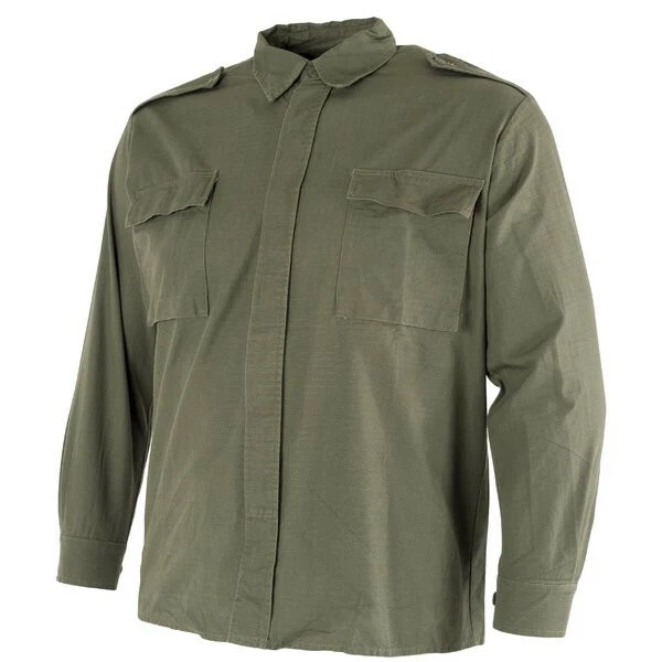 Auténtica Camisa Excedente Ejército Croata Estilo Vintage Tela RipStop Años 80 Foto 2 de 3