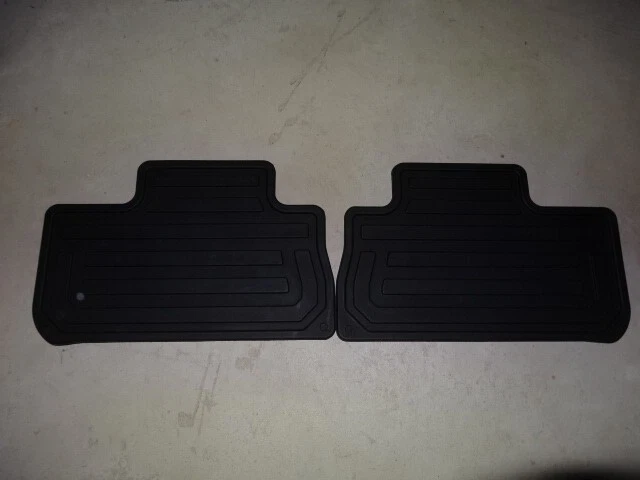 08-15 LAND ROVER LR2 FACTORY OEM RUBBER ALL WEATHER REAR SEAT FLOOR MATS PAIR — 第 4/4 张图片