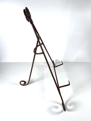 Metal Folding Plate Holder Stand Tripod Book Art Display Easel 16" Tall x 14.5" - Picture 5 of 7