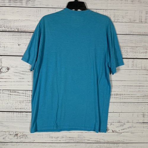 Camiseta Hurley Para Hombres XL Manga Corta Azul Mezclador Gráfico Informal Música Preppy - Imagen 4 de 9