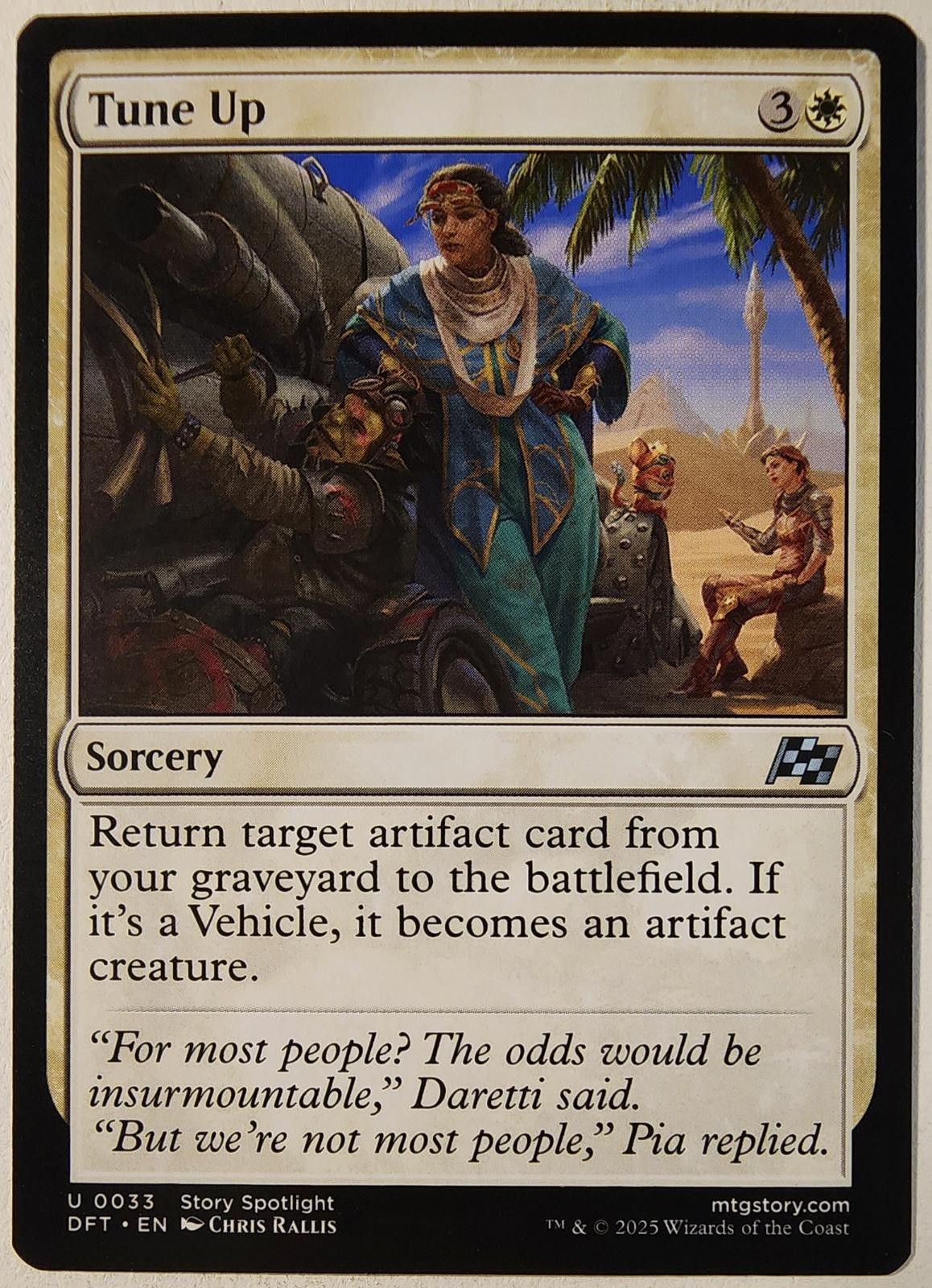 Tune Up 33 Aetherdrift Magic: The Gathering Uncommon Near Mint