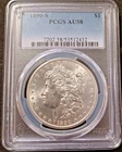 1890-S $1 Morgan Silver Dollar PCGS AU58