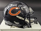 Brian Urlacher HOF Lance Briggs Signed Chicago Bears Mini Helmet AUTO JSA