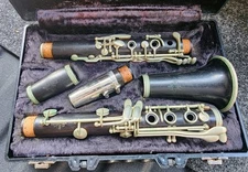 Antique G LEBLANC SYMPHONIE Symphony MODEL Paris CLARINET And Case Prefessional