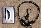 VTG Sony Walkman WM-FX195 AM/FM Radio Cassette Player AVLS Mega Bass. Headphones