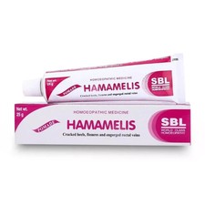 SBL HAMAMELIS Ointment 25g each Cream Homeopathic Piles Wellness PACK OF 2 