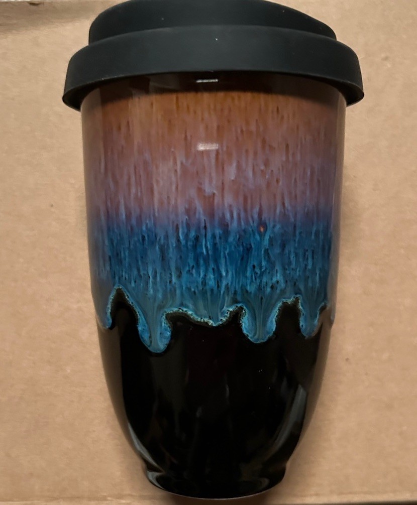 Nova Ceramics PORTABLE Monsoon CERAMIC CUP 355 ml/ 12 oz New