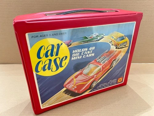 Vintage Tara Toy Car Case -Holds 48 Diecast Cars Including Matchbox & Hot Wheels