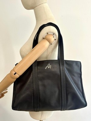 Sonia Rykiel Shopper Tasche Leder schwarz