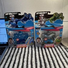 Mr Beast Lab Stretchy Hero Squishy Oozey Silver Panther Figure 5"boxes Damaged