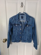 Gap Girls XXL Denim Jean Jacket Blue Fits Like Girls 12 Excellent