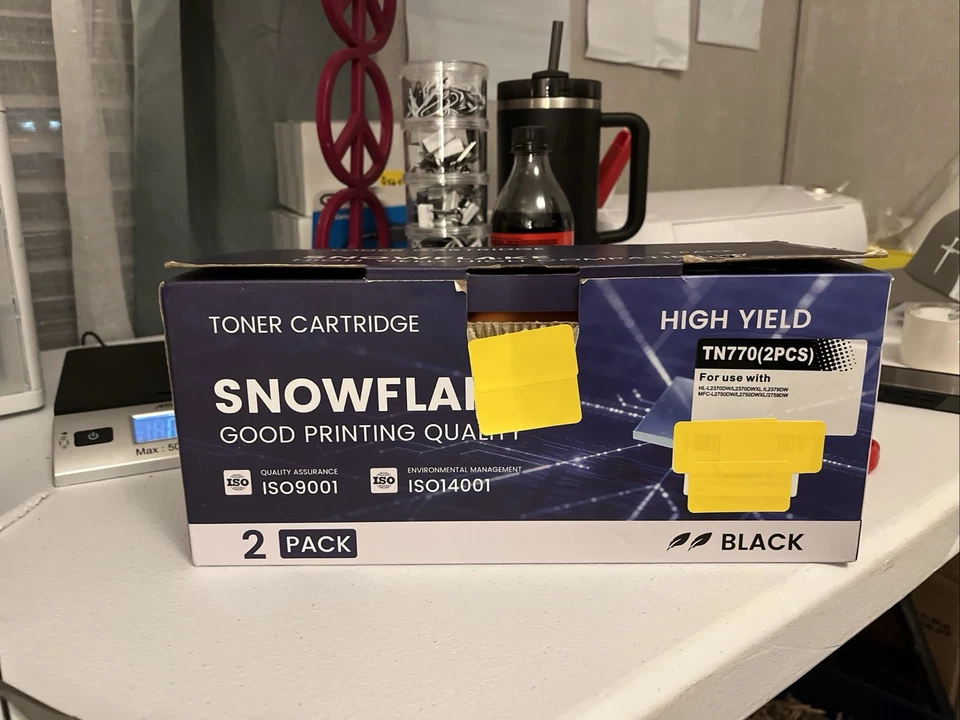 Toner Cartridge Compatible TN770 TN-770 Super High Yield Black Toner Replacement - Image 2 of 2