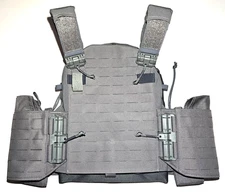 FirstSpear AEGIR Land Plate Carrier Manatee grey M SAPl 6/12 Tubes Overlap RARE