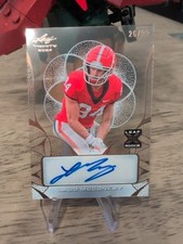 LADD MCCONKEY 2024 LEAF TRINITY FOOTBALL AUTO RC CLEAR Bronze /99 - Chargers 