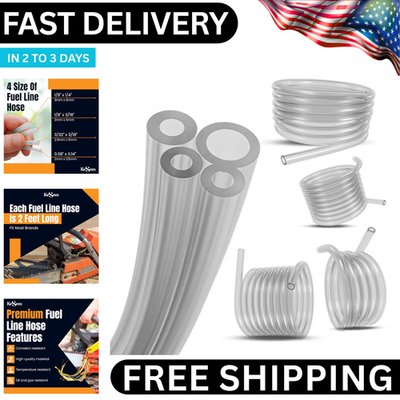 #ad 4 Size 2 Feet Fuel Line Hose Petrol Tubing Chainsaw Common Weedeater 2 Cycle USA $8.79