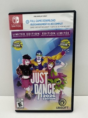 Just Dance 2026 Edition Nintendo Switch FOR DISPLAY ONLY Case *No Game*