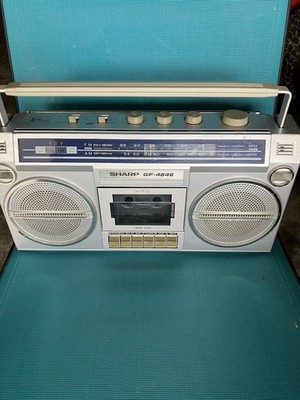 Vintagr Sharp GF4646E  ghettoblaster radio Boombox Tape Not Working Good Radio