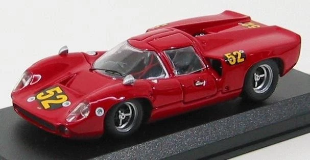 1/43 BEST MODEL LOLA T70 COUPE N 52 BUENOS AIRES 1970 PROPHET - PASQUALINI RED - Immagine 3 di 3