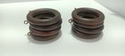 Wooden Curtain Rings X 8 With Eyelets 45mm Internal 75mm External Dark Brown