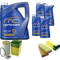 Inspektionspaket 9L Mannol 10W-40 FüR Mercedes W211 E 240 W212 R230 500 350 280