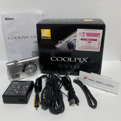 【未使用品】Nikon COOLPIX S3000　付属品全て購入時のまま Amazon.com : Nikon Coolpix S3000 12 MP Digital Camera with