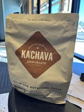 TWO BAGS OF KACHAVA CHOCOLATE PROTEIN SHAKE MIX WITH A DISNEYLAND TUMBLER