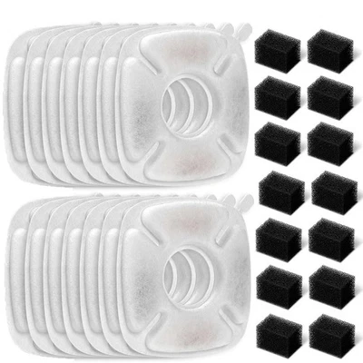 28pcs Replacement Filters Fits for Veken 95/67/135oz Pet Cat Dog Water Fountain