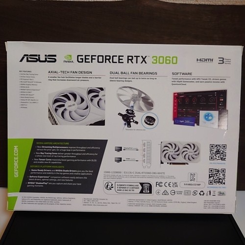 Geforce Rtx 3060 8Gb Oc Graphics Card Used Working With Box & Manual Gaming Gpu - Picture 10 of 10