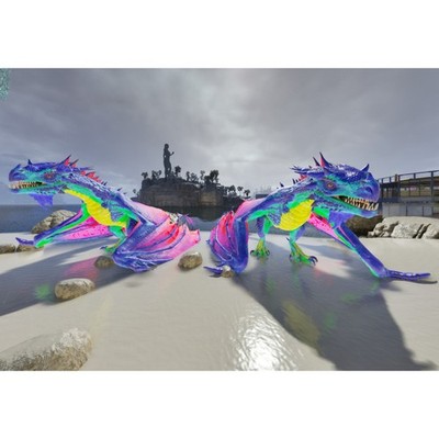 Ark Survival Ascended PVE PAAR REGENBOGEN FEUER WYVERN EGGS 362 XBOX/PC/PS5