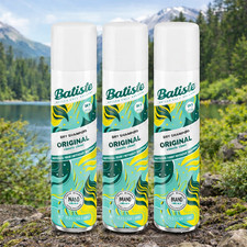 3 Pack Batiste Dry Shampoo Original Classic Fresh 200ml Instant Hair Refresh