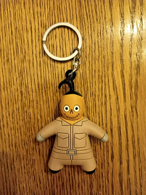 Beetlejuice Bob 3D figural keyring keychain Shrunken head