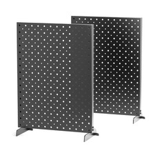 Pegboard Display Stand, Metal Tabletop Pegboard Display, Accessories Rack Org...