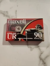 Maxell Audio Cassette Tape Blank Media Recordable Normal Bias UR 90 Minute NEW