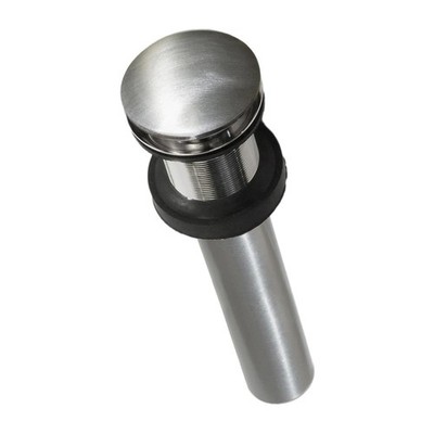 Native Trails DR130-BN 1.5'' Push to Seal Dome Drain Brushed Nickel
