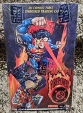1996 SkyBox DC Comics Outburst FirePower Trading Cards Box Premiere Edition