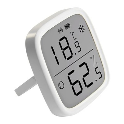 Kabelloser Temperatur- und Feuchtigkeitssensor mit großem LCD für Smart System