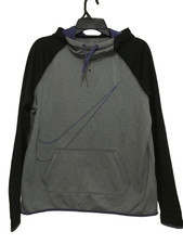 Nike boys' hoodie dri-fit size L front pocket thumb holes